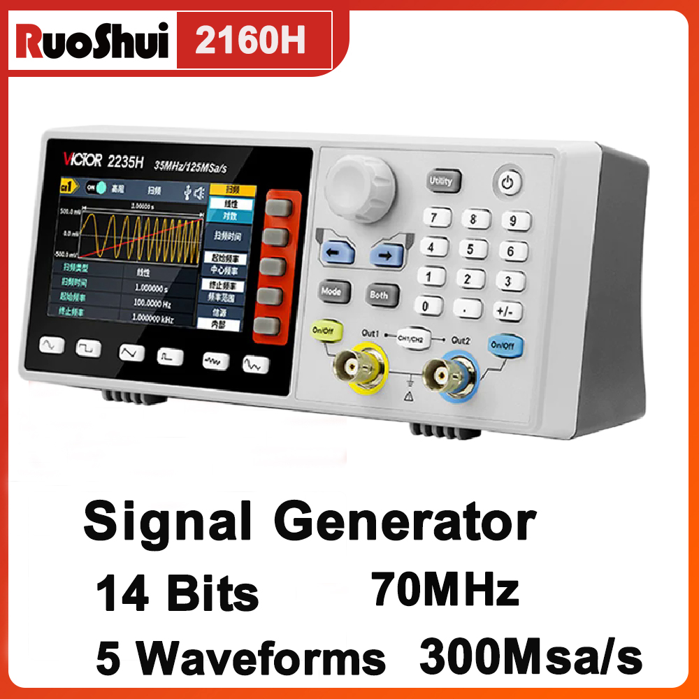 Generator Sinyal VICTOR Bentuk - Function Arbitrary Waveform Generator ulasan dan harga