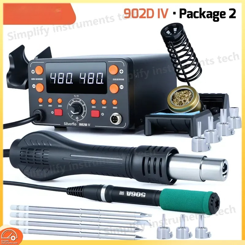 Stasiun Solder Udara Panas 902 - Hot Air Rework Station T12 ulasan dan harga